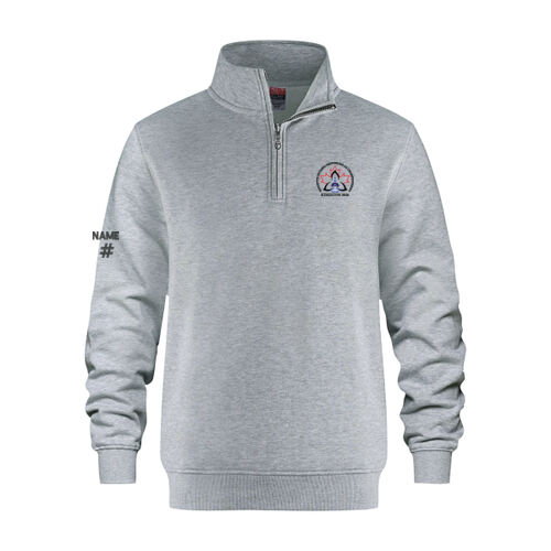 Flux Unisex AA Emblem Printed Quarter-Zip Thumbnail